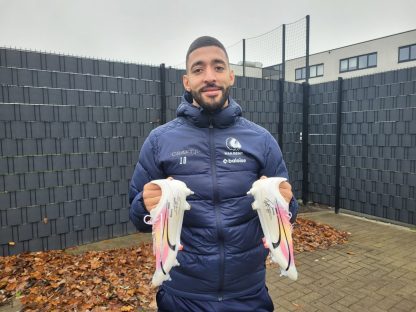 Schoenen Tarik Tissoudali (met naam en vlag)