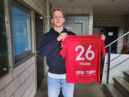Wedstrijdshirt Mark Hamm (met badge)