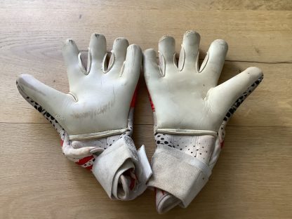 Handschoenen Gladiator Wit/Rood (Almere City FC) - Afbeelding 2