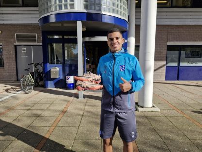 Schoenen Ilias Sebaoui (met initialen en vlag)