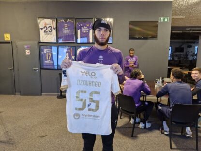 Wedstrijdshirt Félix Nzouango (met badge)