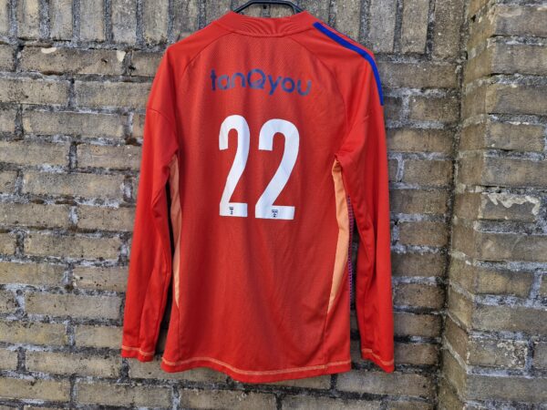 SC Cambuur jeugdshirt + broekje nummer 22 (rood)