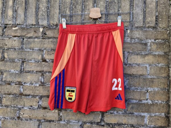 SC Cambuur jeugdshirt + broekje nummer 22 (rood) - Afbeelding 3