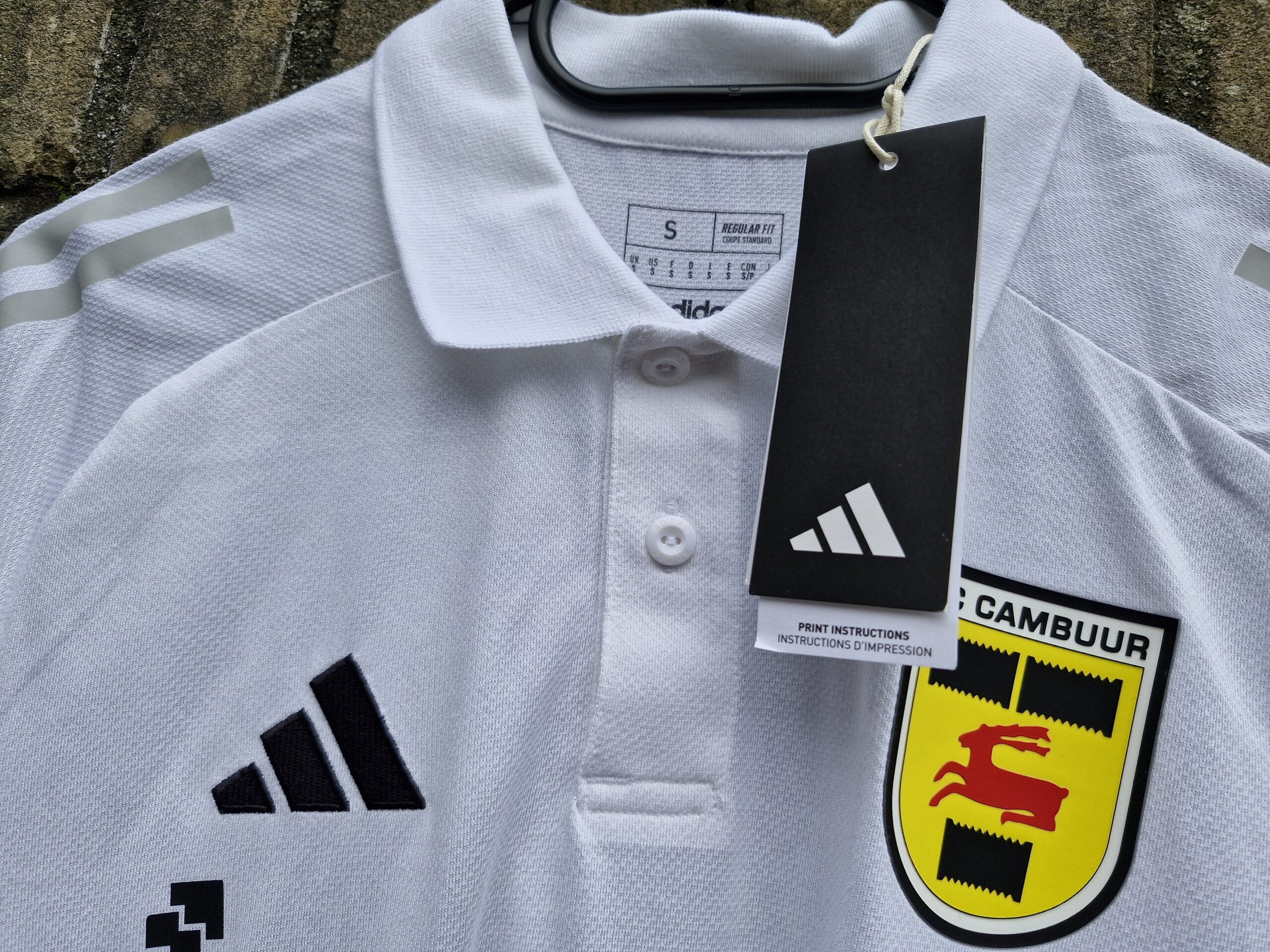 SC Cambuur Polo nieuw wit - Afbeelding 3