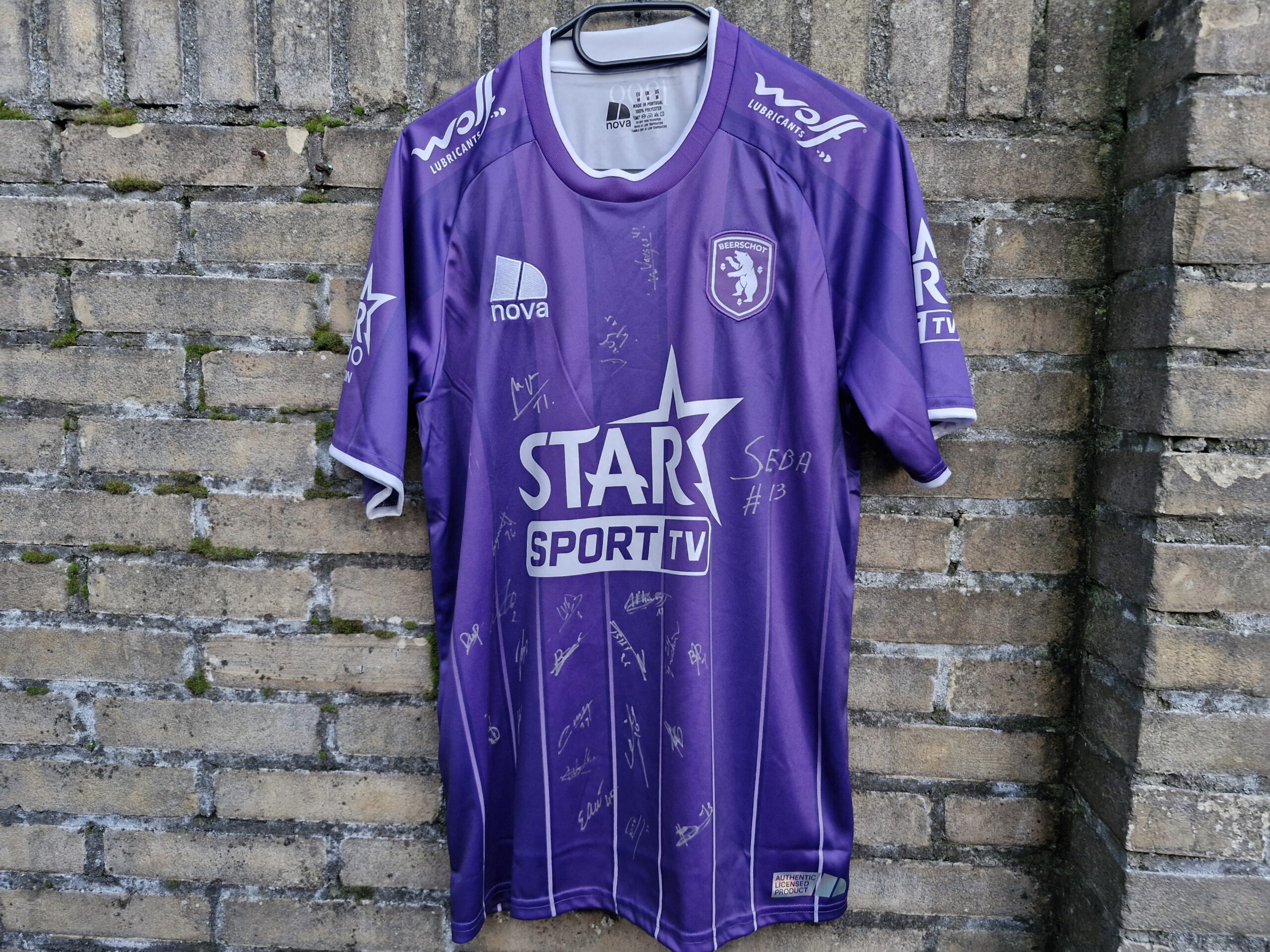 K. Beerschot V.A. Gehandtekend homeshirt (1) - Afbeelding 2