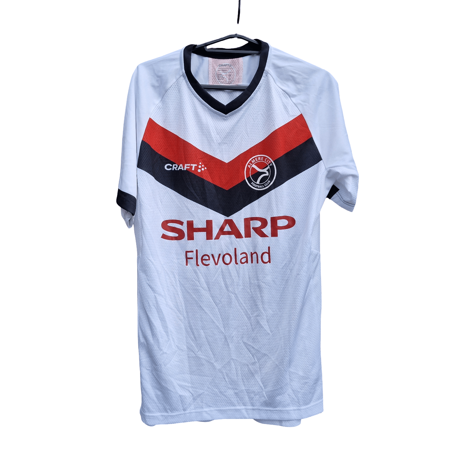 Almere City FC bekershirt wit (nummer 28) - Afbeelding 2