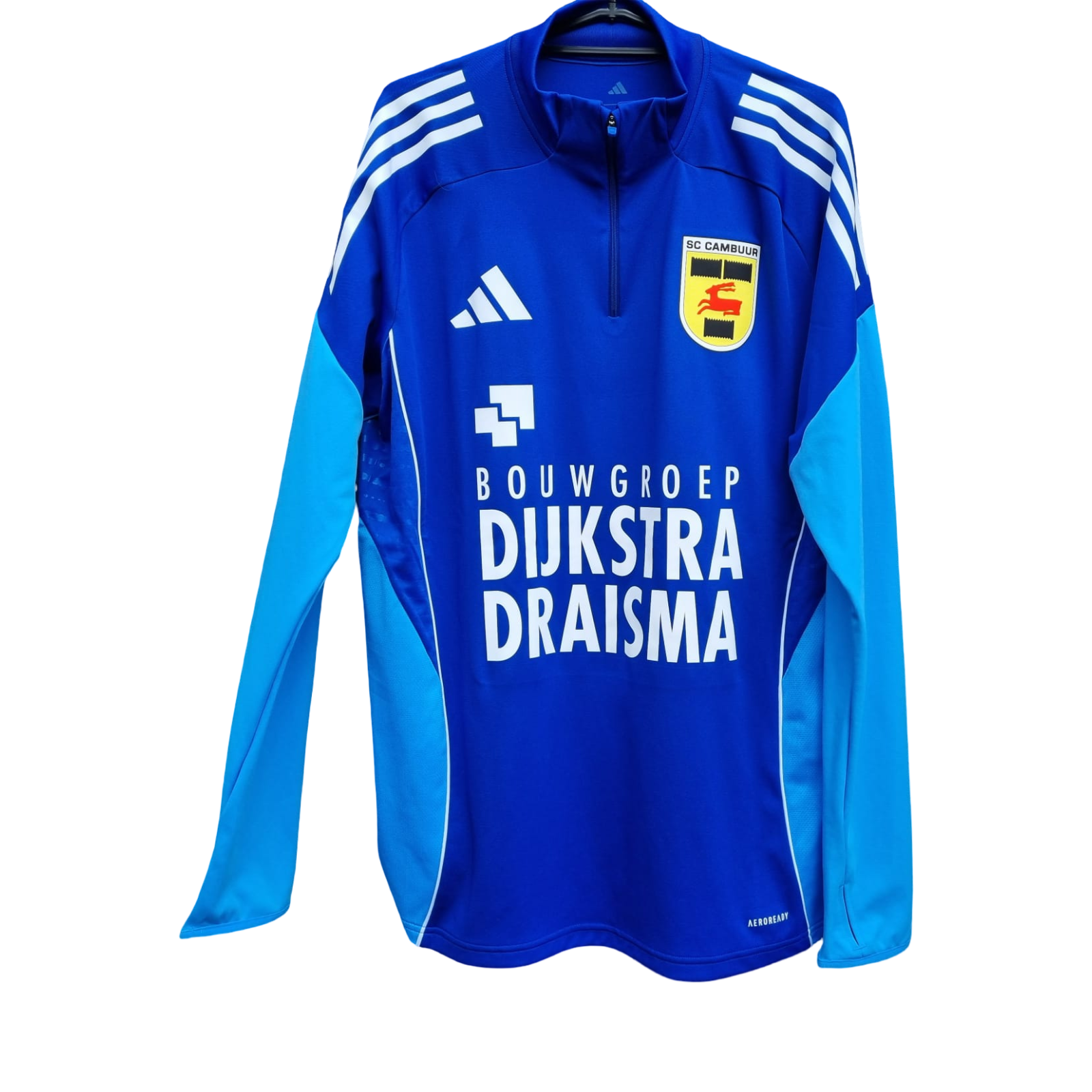 SC Cambuur trainingstrui blauw (met sponsor)